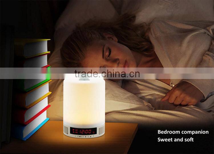 Hot Sale Gift Wireless Bluetooth Speakers Smart Led Lamp SD Card Slot Portable