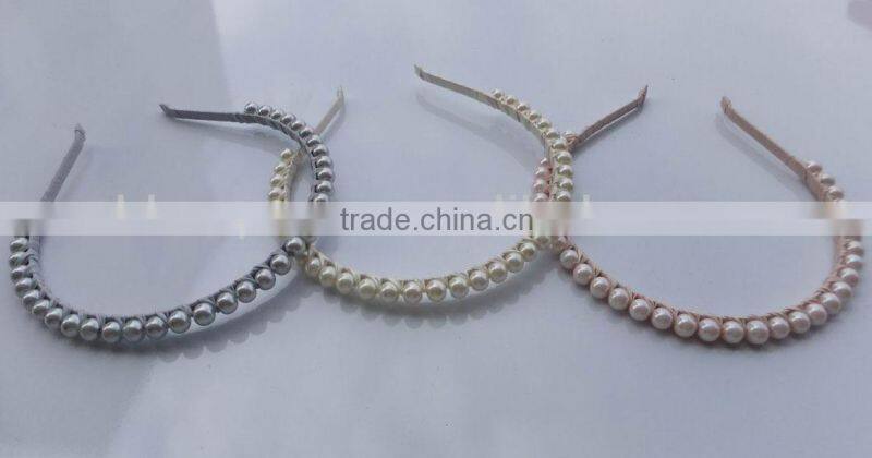 beautiful colorful beads wrapped hairbands