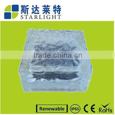 energy saving yellow integrated greenway solar ice brick light