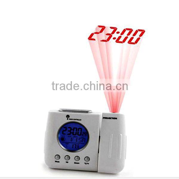 desktop RCC radio controll projection clock with digitial calendar