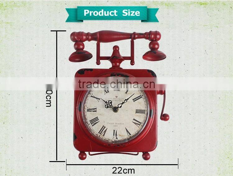 High quality vintage ring call desk clock