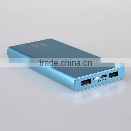 mobile power bank Thin 12000mAh (Blue)