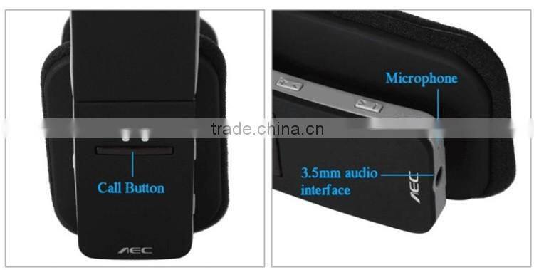 New AEC BQ-618 Wireless Sport Bluetooth AUX Play Function Stereo Earphone Heaset Headphone Noise cancelling headphones For iPho