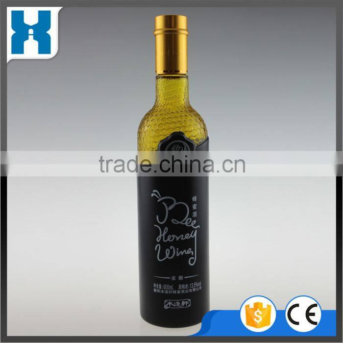 CUSTOM DESIGN GLASS BOTTLE FOR LIOQUOR 600ML