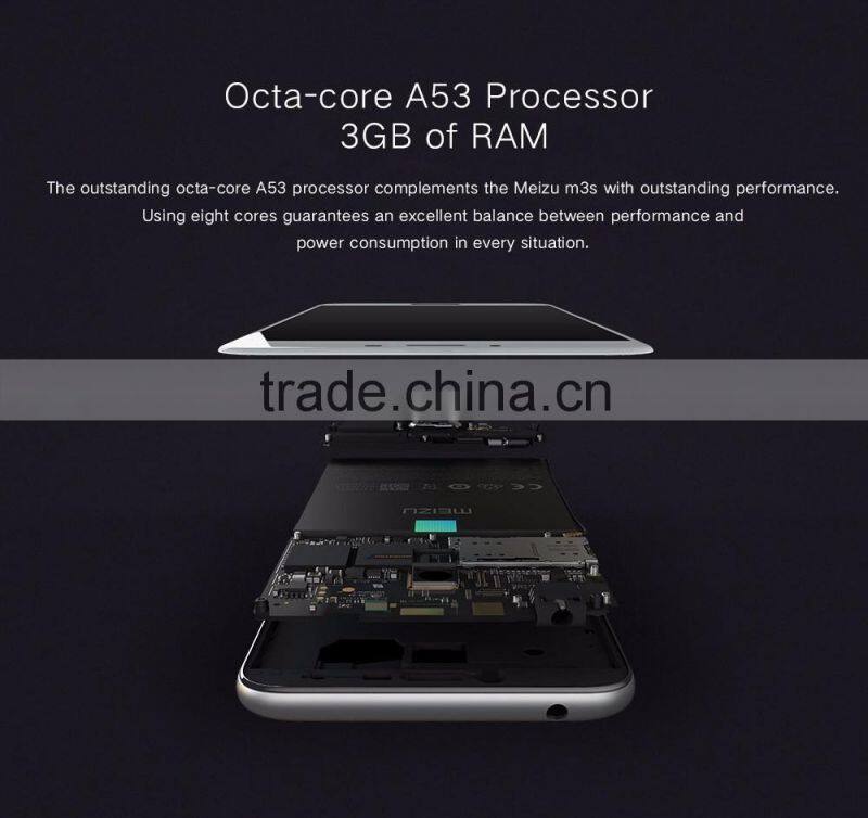 Original Meizu M3s Mini MTK6750 Octa Core Fingerprint ID 2G RAM FDD LTE 4G 5.0 " FHD 1280x720P 13.0MP 2.5D Glass Mobile Phones