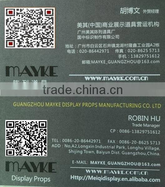 Acrylic showcase for wallet and purse, Wallet Rack showcase, Fashionable wallet showcase