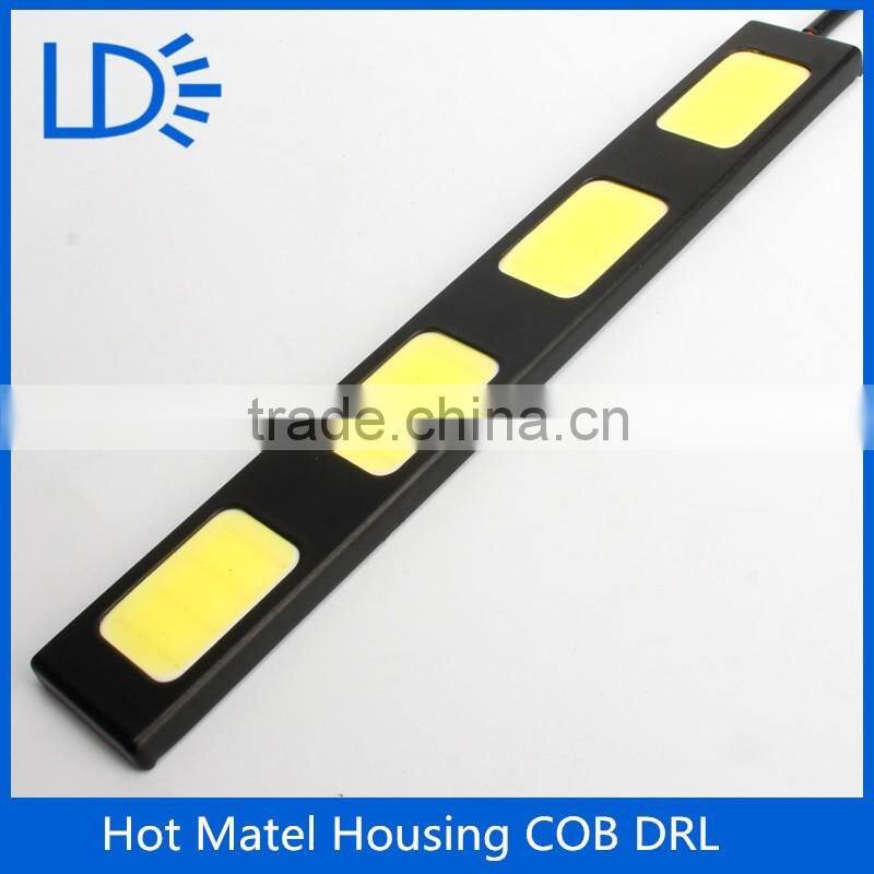 Super bright car cob flexible led drl led daytime running light