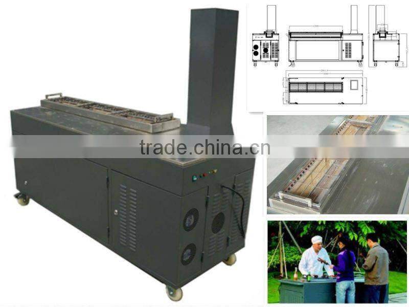 High efficiency Smokeless Charcoal BBQ Grill Stove