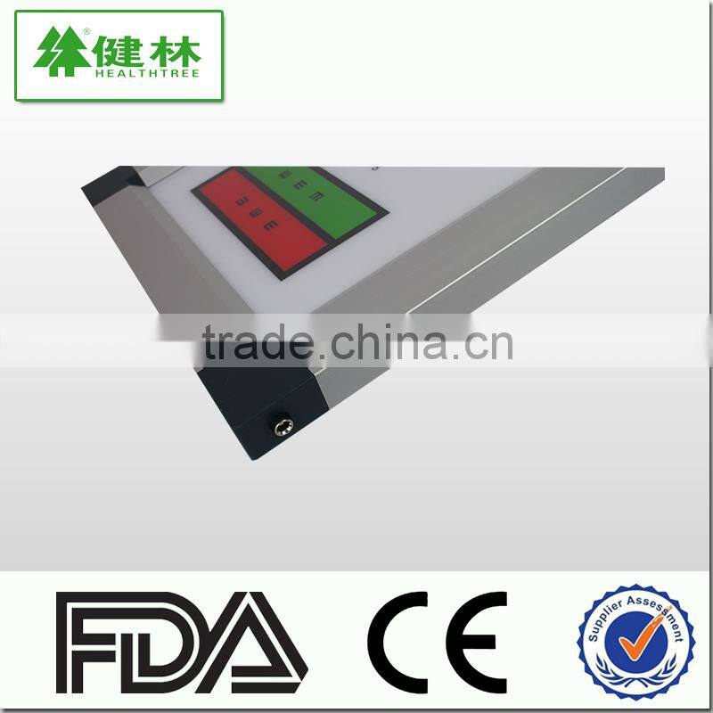 professional visual acuity chart with all Engish letter and aluminum frame