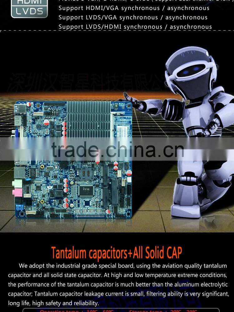 Workstation Mother board PC Mainboard Integrated IntelJ1900/2.00GHz Quad core,TDP 10W