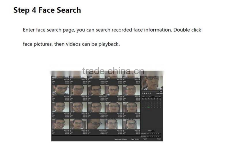 2016 Onvif 8ch/16ch/32ch face recognition nvr support poe