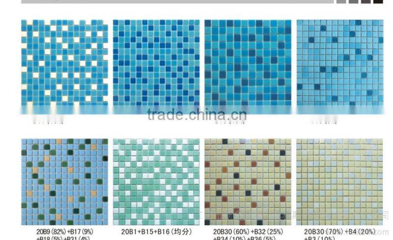 hot selling in China swimming pool glass mosaic