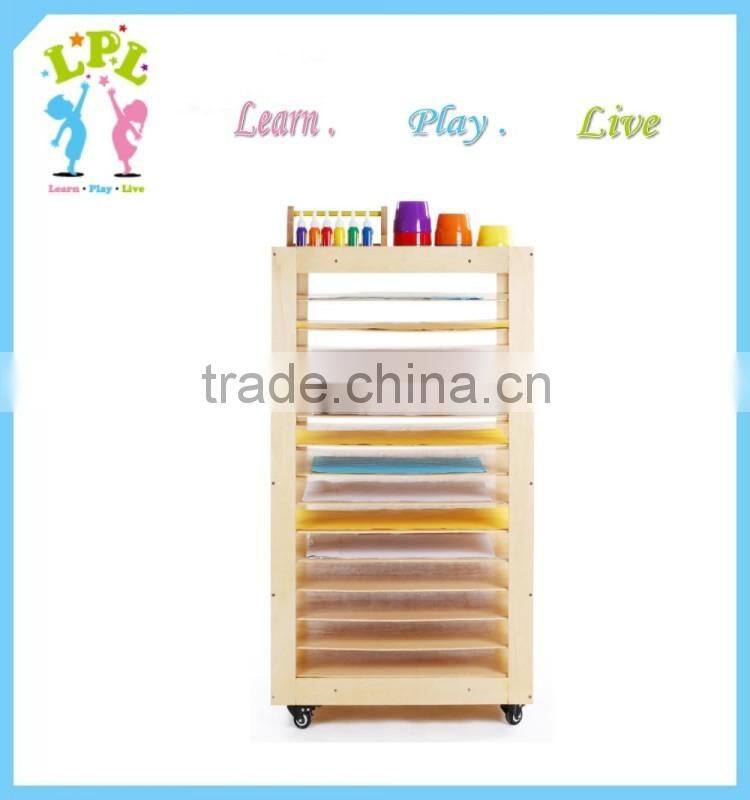 Wholesale high quality solid wood primary school furniture for art painting