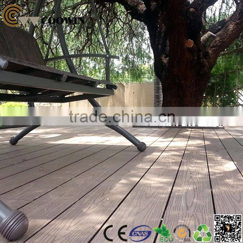 outdoor use eco friendly solid wpc flooring boards