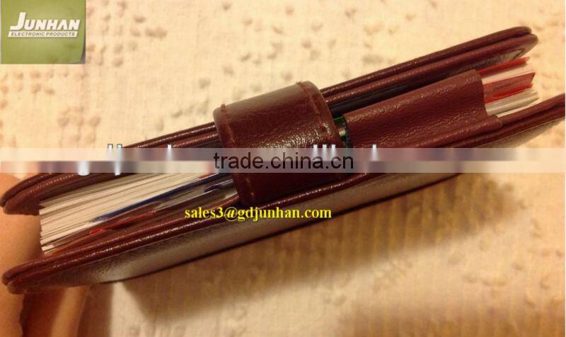 2013 daily agenda leather notebook planner