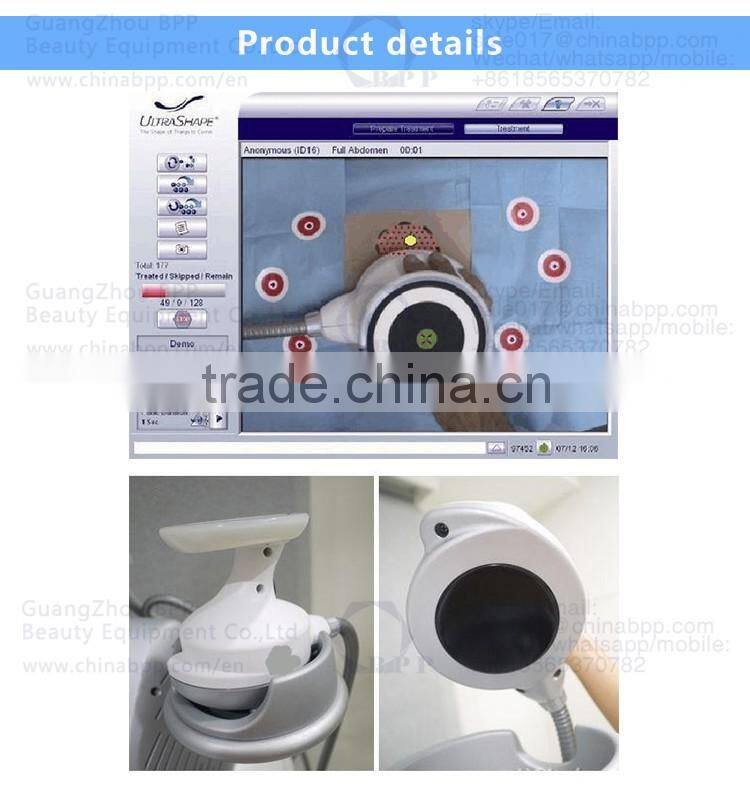 New focused ultrasound ultrashape hifu slimming machine