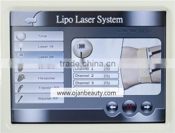 Best effective 650nm portable lipolaser slimming machine , Lipo Diode Laser Slimming
