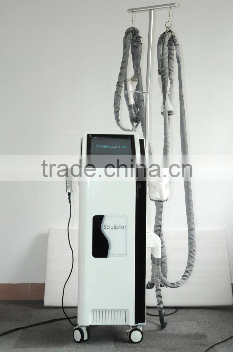 vacuum+IR+roller+RF together for slimming and four handle for different body size