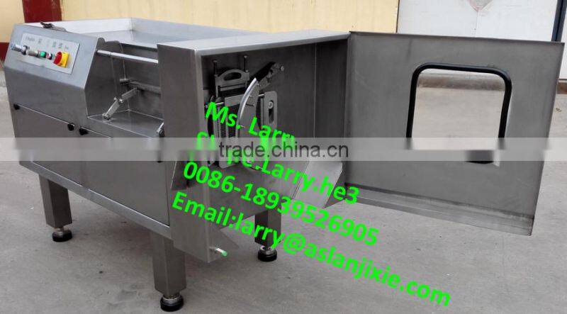 automatic meat cube dicing machine/frozen meat dicer/frozen meat dicing machine