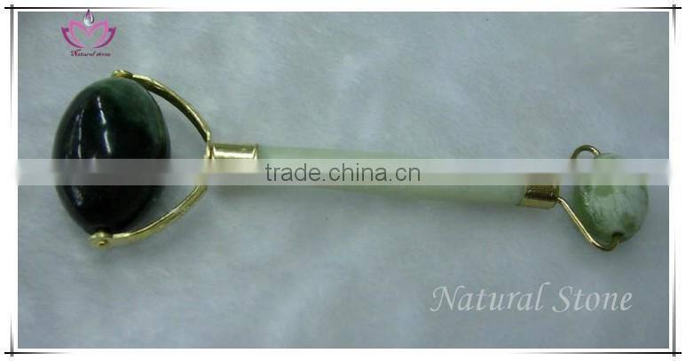 body and face lift jade roller massager face needle roller beauty care massager jade facial massage roller