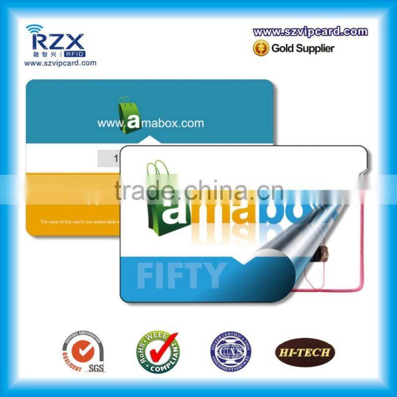 13.56mhz rfid smart nfc plastic card for access control system