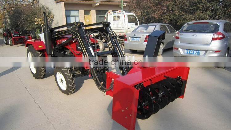 china 4x4wd farm tractor with loader and forks