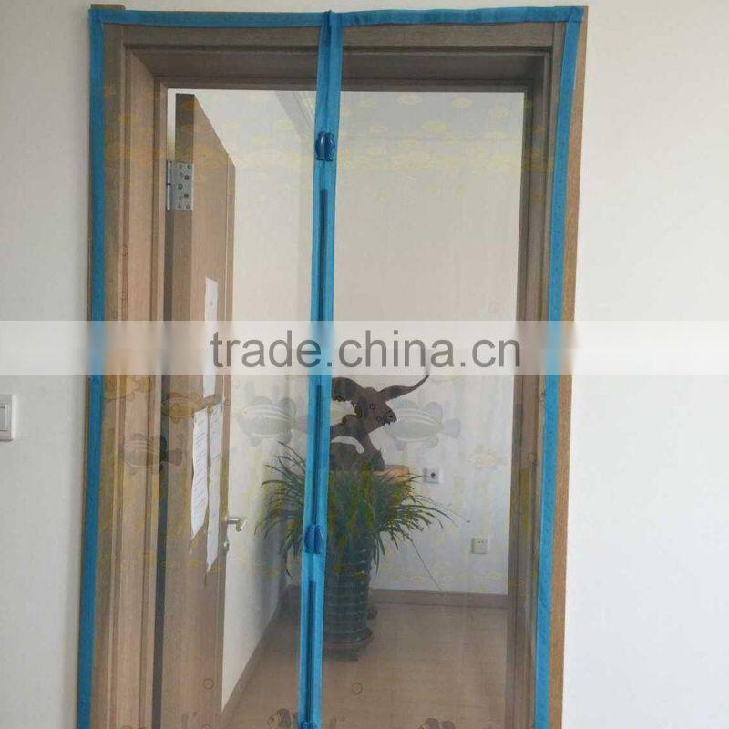 magnetic screen door/magnetic door curtain/mosquito magntic mesh door