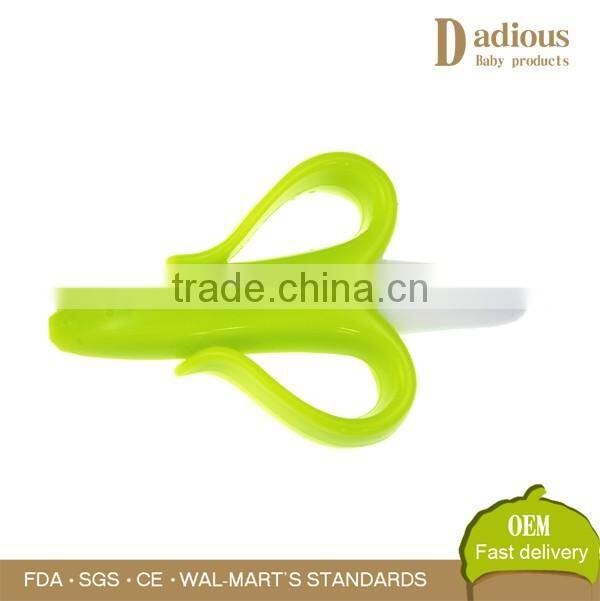 High Quality Eco-friendly Soft Silicone Banana Toothbrush