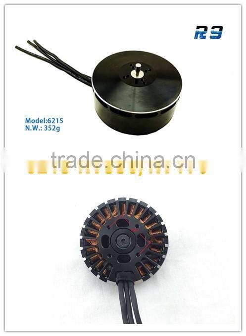 2016 NEW R9 6215 KV330 KV170 Brushless Motor Outrunner KV330 Electric Power Motor for Multi-rotor agricultural drone