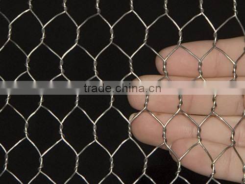 Anping Longyi factory twist chicken wire mesh/double twisted hexagonal gabion mesh(ISO factory & exporter)
