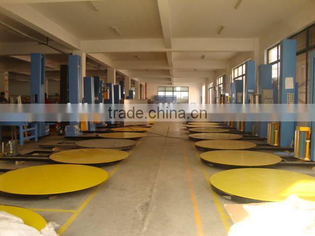 Pallet stretch wrap machine with weight and print function