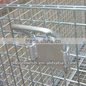Mesh box wire cage metal bin storage container