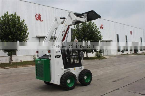 Chinese Skid Steer Loader WECAN 650F with Sauer Pump Mini Skid Loader for Sale