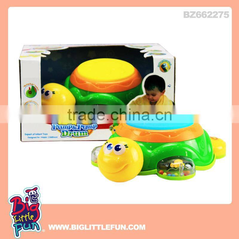 Baby learning toys,battery operated toy musical turtle light toy