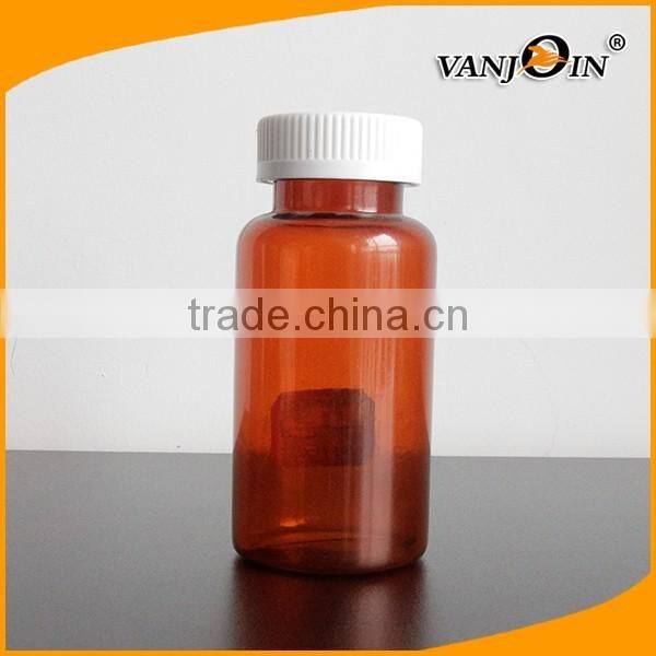 7 oz Amber Pharmacy Vials Pill Bottle Plastic Prescription