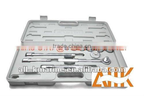 Socket Wrench Set, 17pcs, Squre Drive,Sockets 8-32