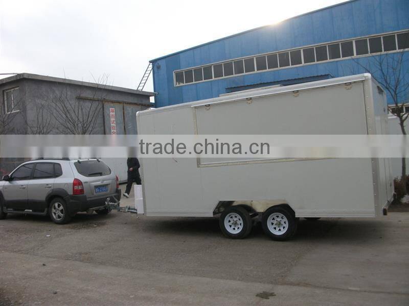 2015 hot-sale 2axles refrigerated van semi trailer/3 axles refrigerator freezer truck