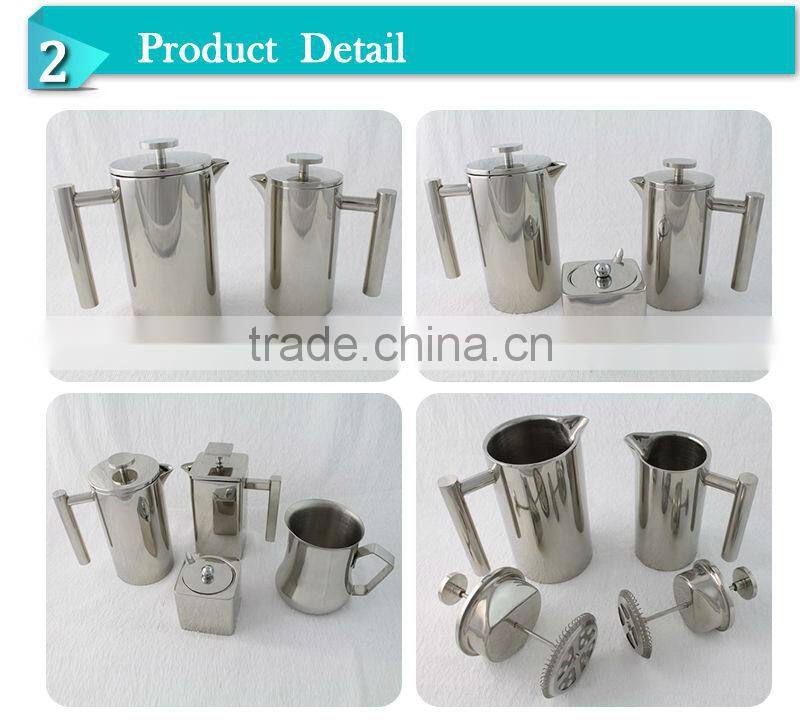 Hot sale unbreakable stainless steel press tea bottle (OSUN)