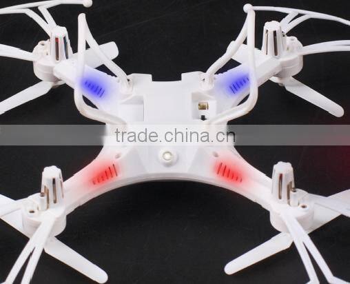Four-axis aircraft with LED light 2.4G remote control 3D rolling a key return kids toys Drone