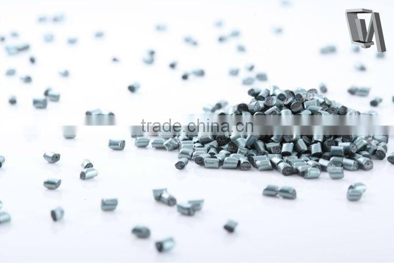 Opaque Lower Temp Plastic Polycarbonate Embossed sheet (Ti-Lite Metallic Silver Solid Embossed)