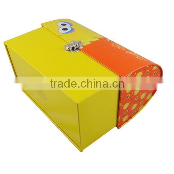 fashion lunch tin box with lock