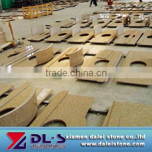 yellow stone countertop