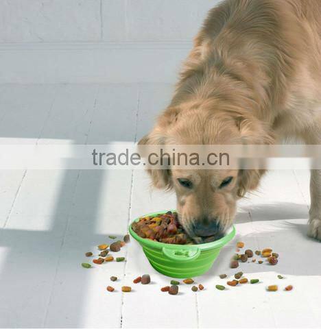 silicone collapsible travel bowls for your pet&silicone collapsible bowl for your dog