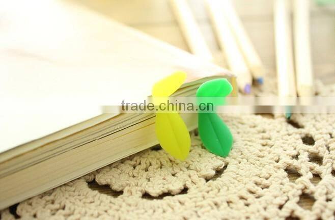 FDA Cute Sprouting Silicone Bookmarker for Students as Gifts
