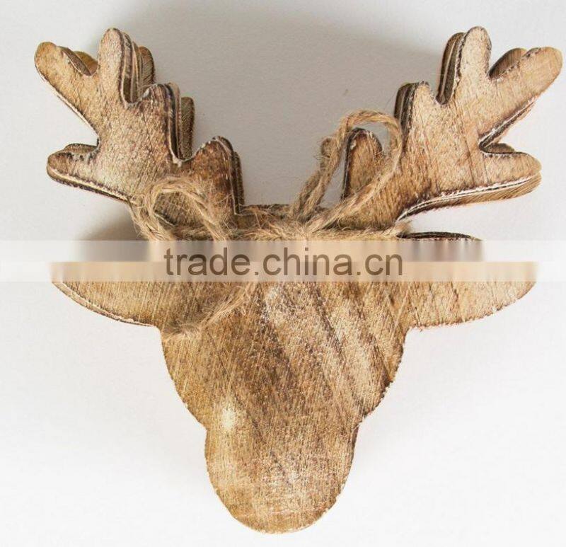 wooden christmas hanging ornament