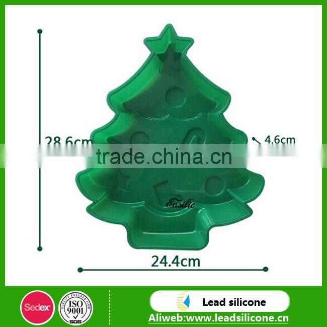 Christmas tree shape jelly Silicone Cake Mould