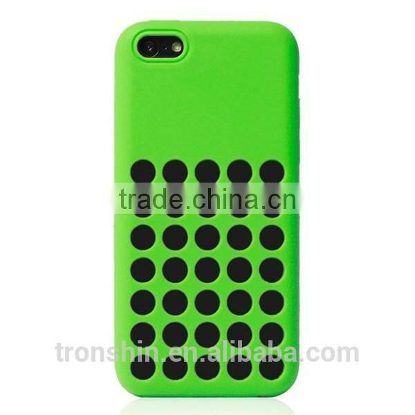 Eco-friendly Silicone Mobile Phone Skin Cases for Apple iPhone 5S