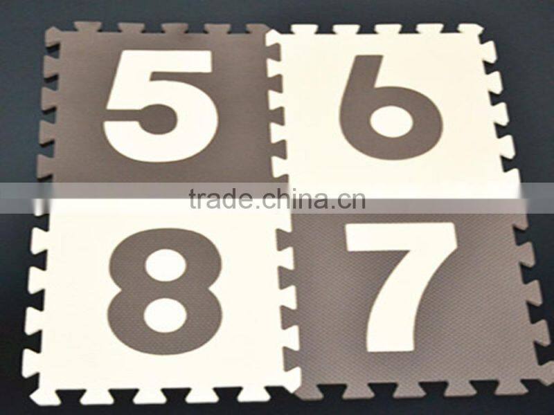 2016 New Design Eva Baby Bath Puzzle Toys Eva Foam Intelligent Bath Jigsaw Puzzle