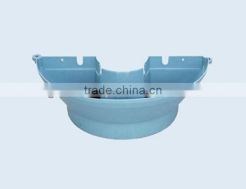 Decorative lamp post grow pots hydroponics round planter