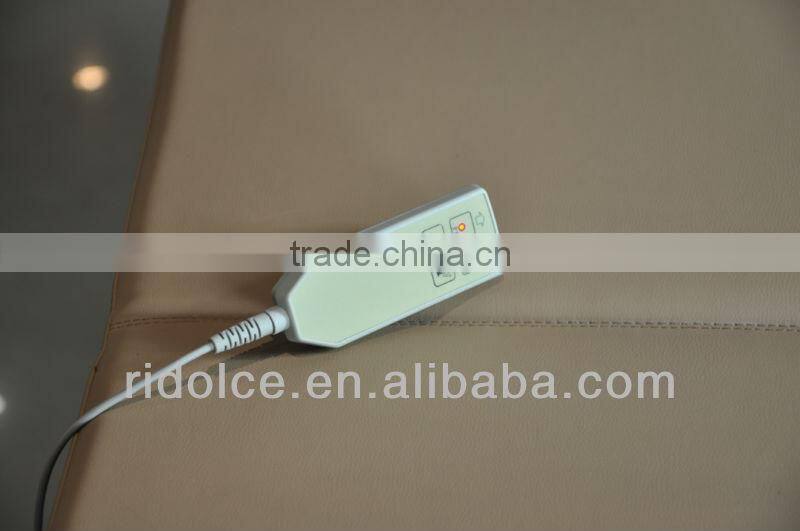 Classic Electric Massage Bed with motor to control backrest and footrest portable salon furniture DS-110005